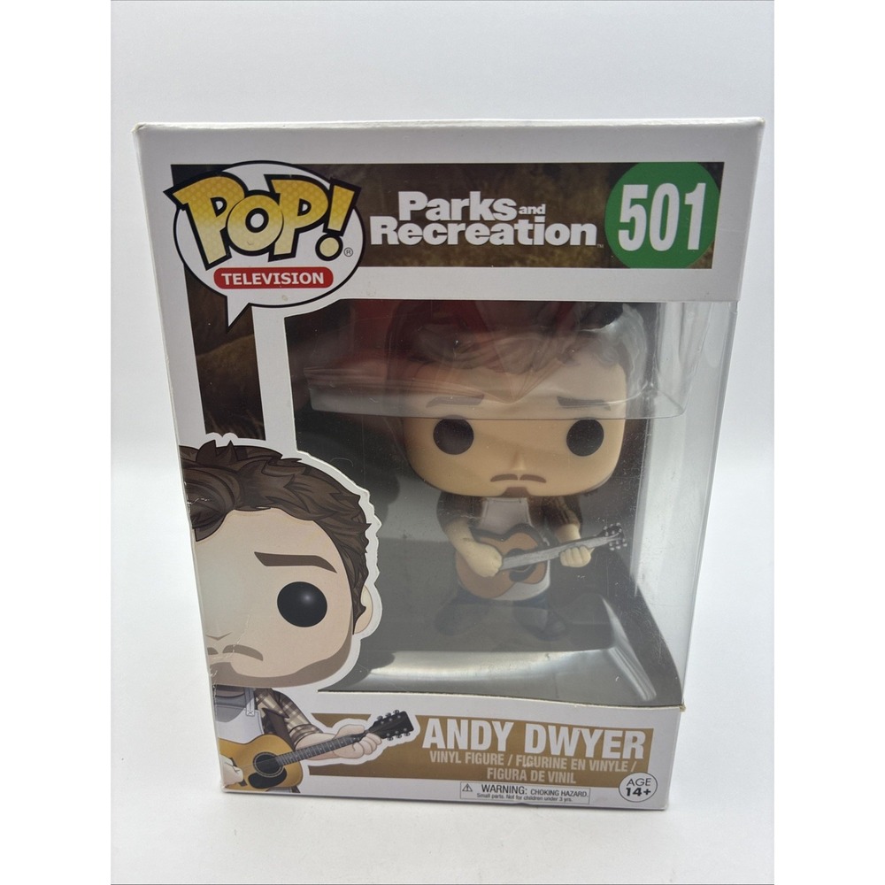 Funko Pop! Parks and Recreation Andy Dwyer #501 Vinyl Figure – In Box